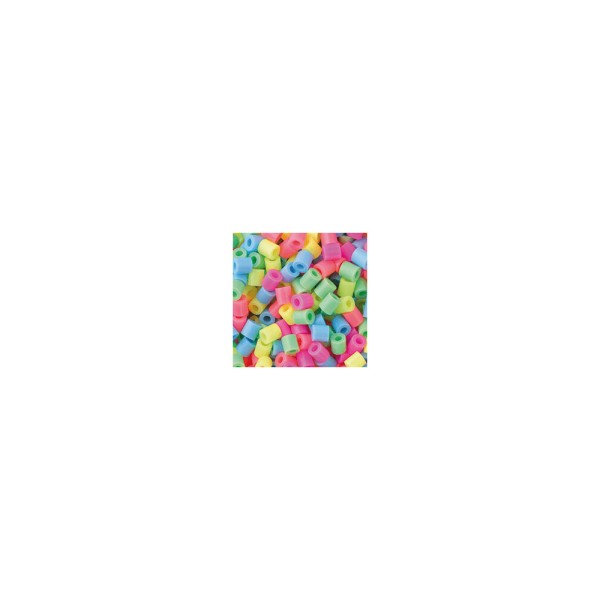 Nabbi®Jumbo Beads -Bügelperlen Ø 10mm, 2.400 Stk., Pastell Mix